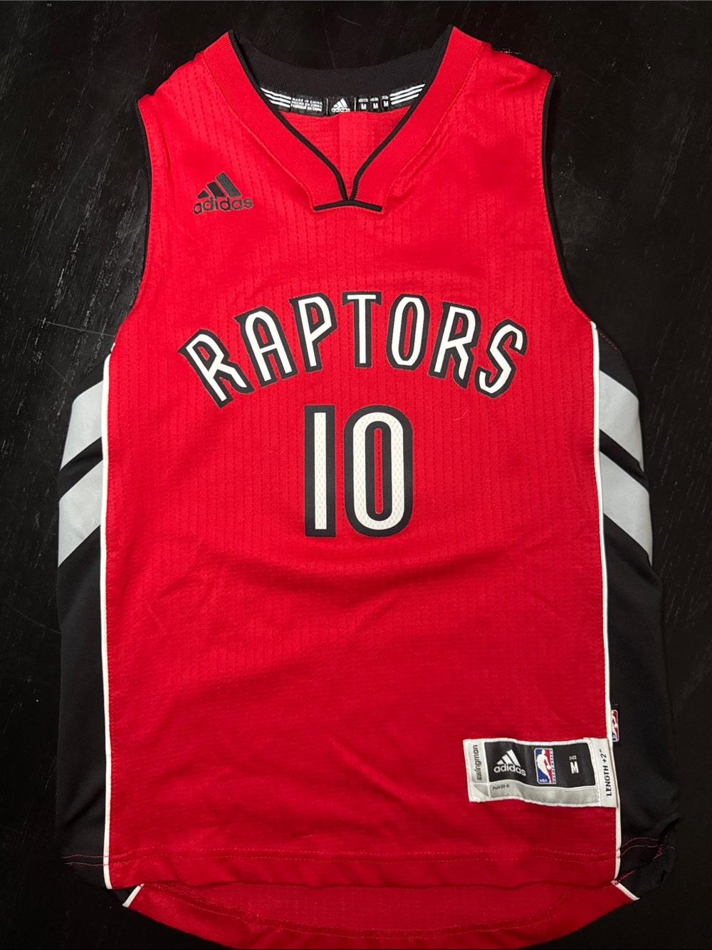 adidas Red Toronto Raptors #10 DeROZAN Basketball Jersey